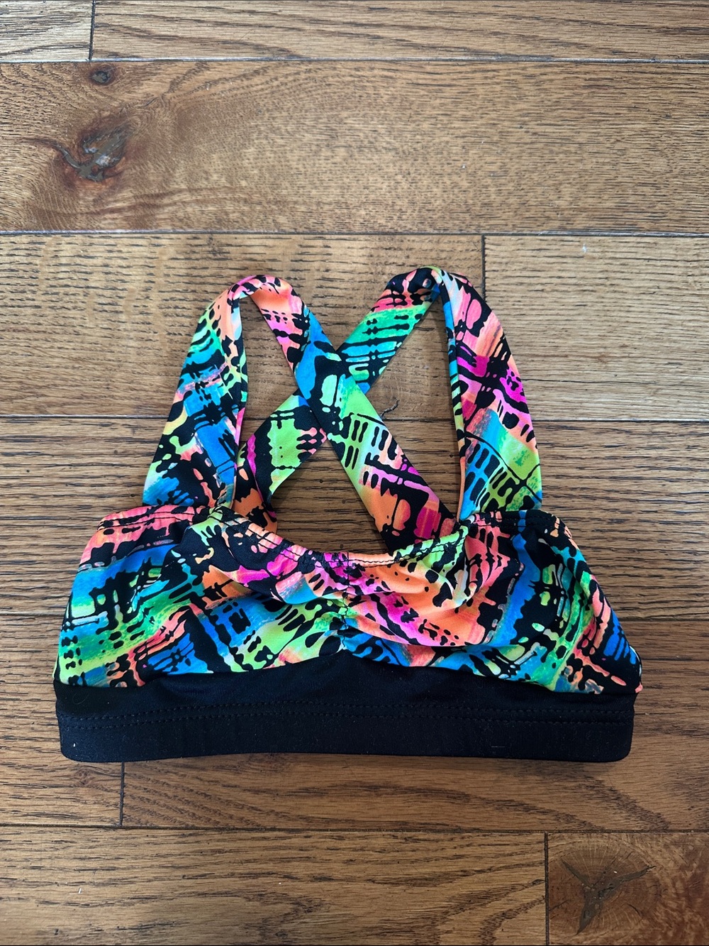 Super cute girls dance top! Fun bright colors!
